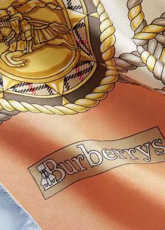 Burberry шарф с винтажным принтом