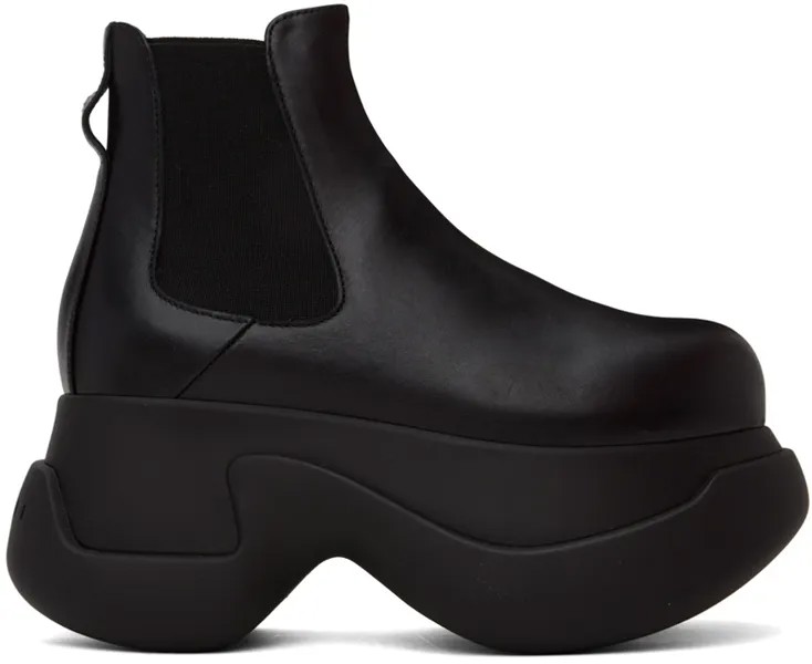 Черные массивные ботинки челси Marni