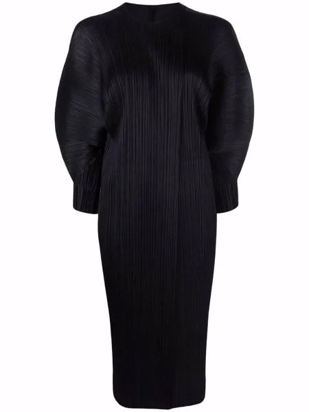 Pleats Please Issey Miyake плиссированное пальто