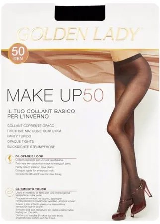 Колготки Golden Lady Make Up 50 den, размер 5-XL, moro (коричневый)