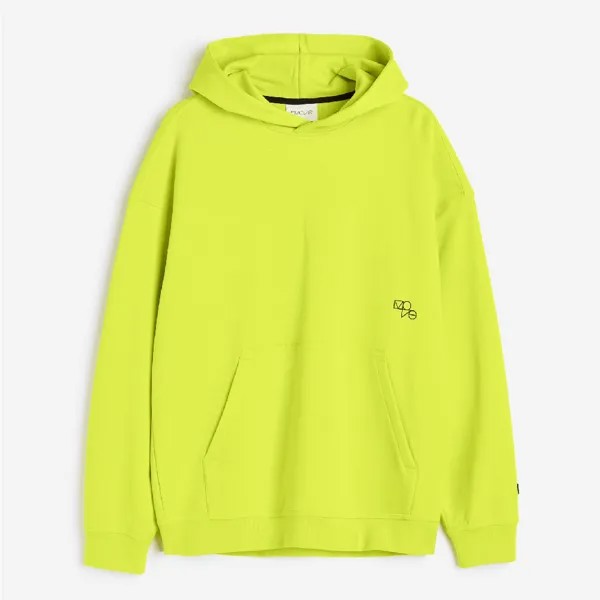 Спортивная толстовка H&M DryMove Loose Fit Training, зеленый