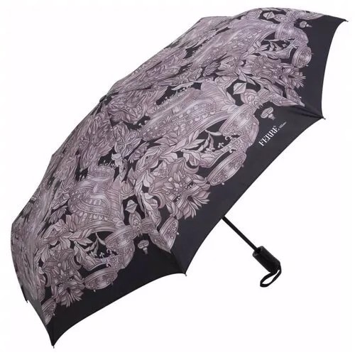 Зонт складной женский Ferre 6009-OC Pattern Silver