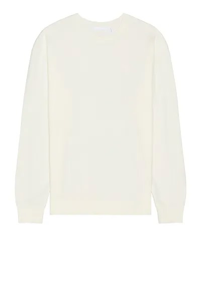 Свитер Helmut Lang Fine Gauge Crewneck, слоновая кость