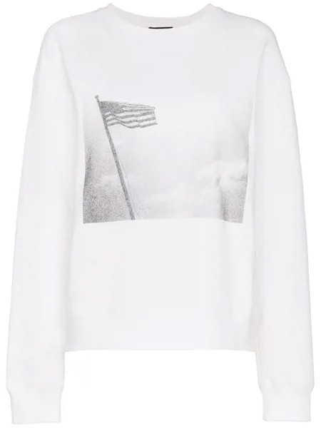 Calvin Klein 205W39nyc x Andy Warhol Foundation толстовка с американским флагом