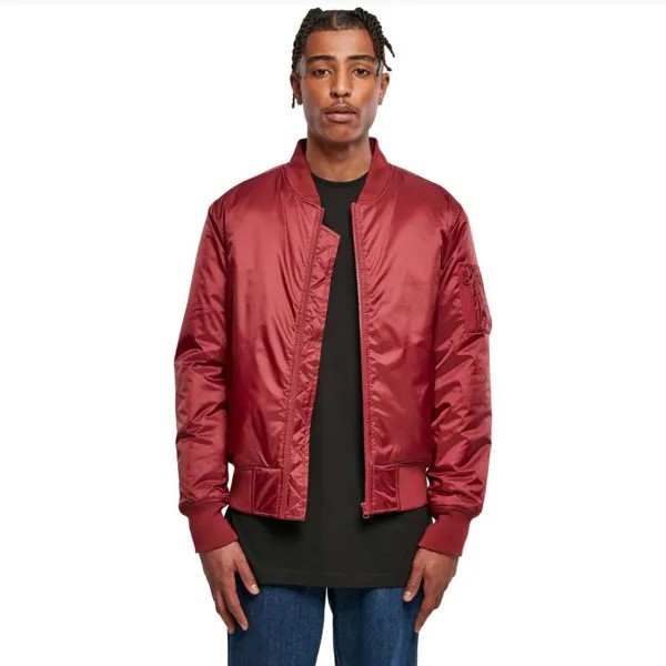 Куртка Build Your Brand Bomber, красный