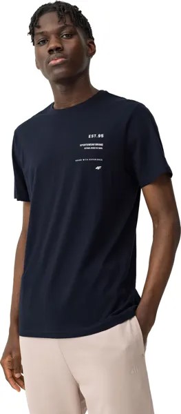 Футболка мужская 4F 4FSS23TTSHM313 синяя XL