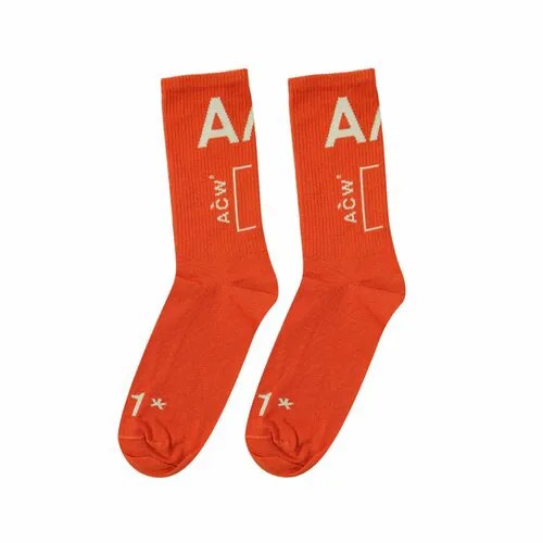 Носки  унисекс A-COLD-WALL*, 1 пара, размер OS, оранжевый