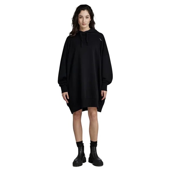 Короткое платье G-Star D23761-B782 XXL Oversized Long Sleeve, черный