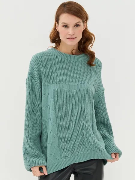 Джемпер женский BE YOU 7232-40219 зеленый 42-46 RU