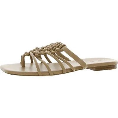 Женские сандалии Vince Dae Beige Leather Slide Sandals 8.5 Medium (B,M) BHFO 1993