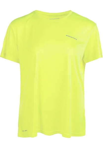 Футболка Keily из быстросохнущего функционального стрейча ENDURANCE, цвет Safety Yellow