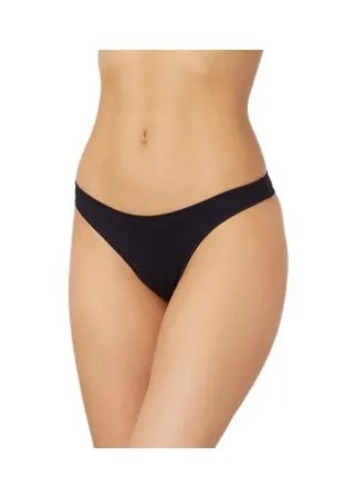 LUI et ELLE Трусы Invisible стринги низкой посадки бесшовные, размер 1 (XS), black