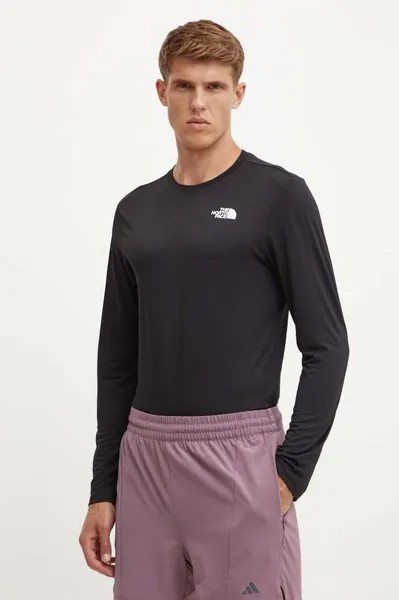 24/7 спортивный лонгслив The North Face, черный