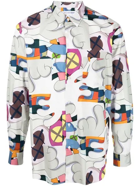 Comme Des Garçons Shirt рубашка с графичным принтом