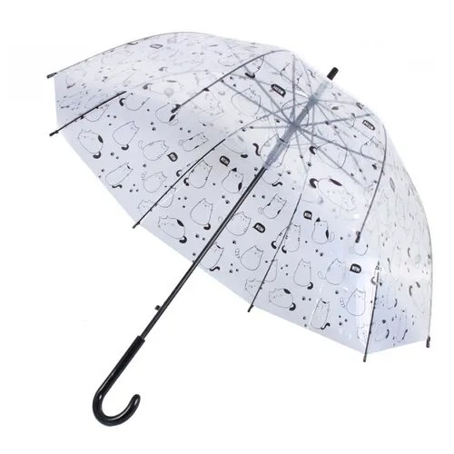 Зонт прозрачный «коты» SU 0137 BRADEX