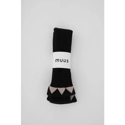 Митенки MUUS, размер OneSize, черный