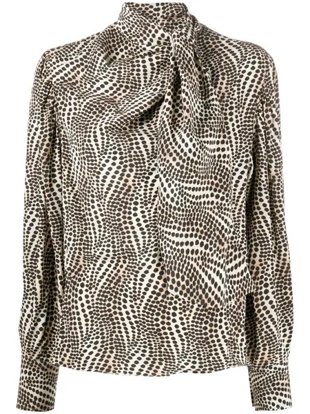 Isabel Marant блузка с абстрактным принтом