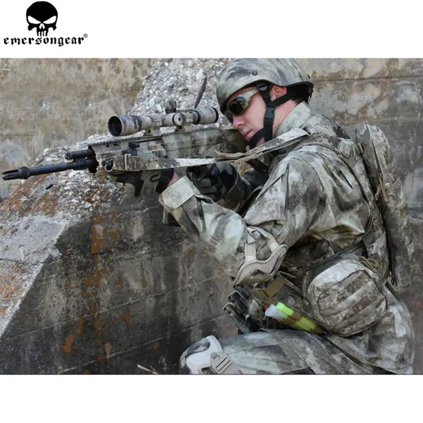 Костюм военной униформы EMERSONGEAR A-TACS, камуфляжная рубашка, тактические штаны, EM6906
