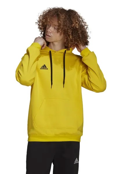 Футбольная толстовка Entrada с карманом-кенгуру Adidas Performance, желтый