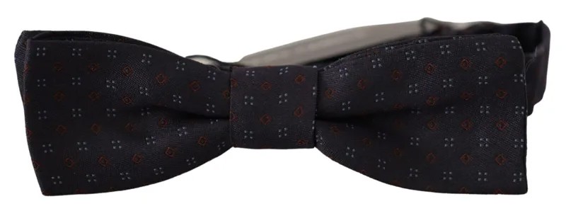 Мужской галстук-бабочка DOLCE - GABBANA, синий шелковый галстук-бабочка в горошек с регулируемой шеей $ 200