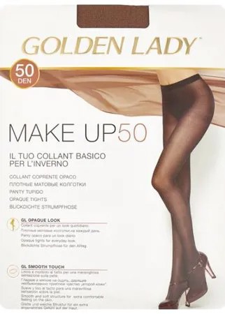 Колготки Golden Lady Make Up 50 den, размер 3-M, daino (бежевый)