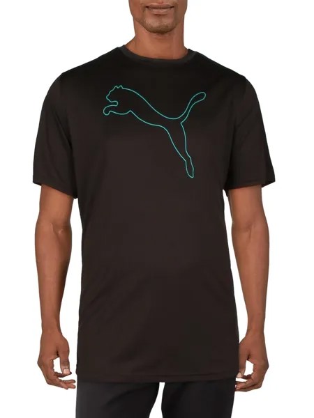 Мужской пуловер для фитнеса и тренировок Puma, цвет Puma Black/Deep Aqua