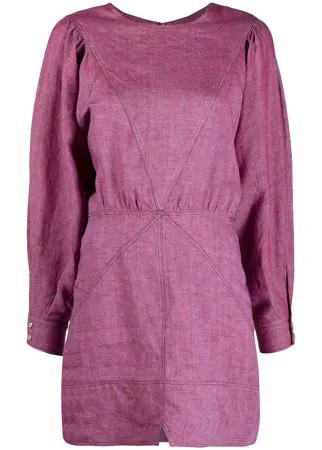 Isabel Marant Étoile платье мини с длинными рукавами
