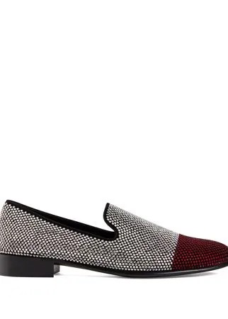 Giuseppe Zanotti лоферы Lewis с кристаллами