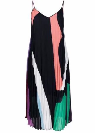 Essentiel Antwerp плиссированное платье с абстрактным принтом