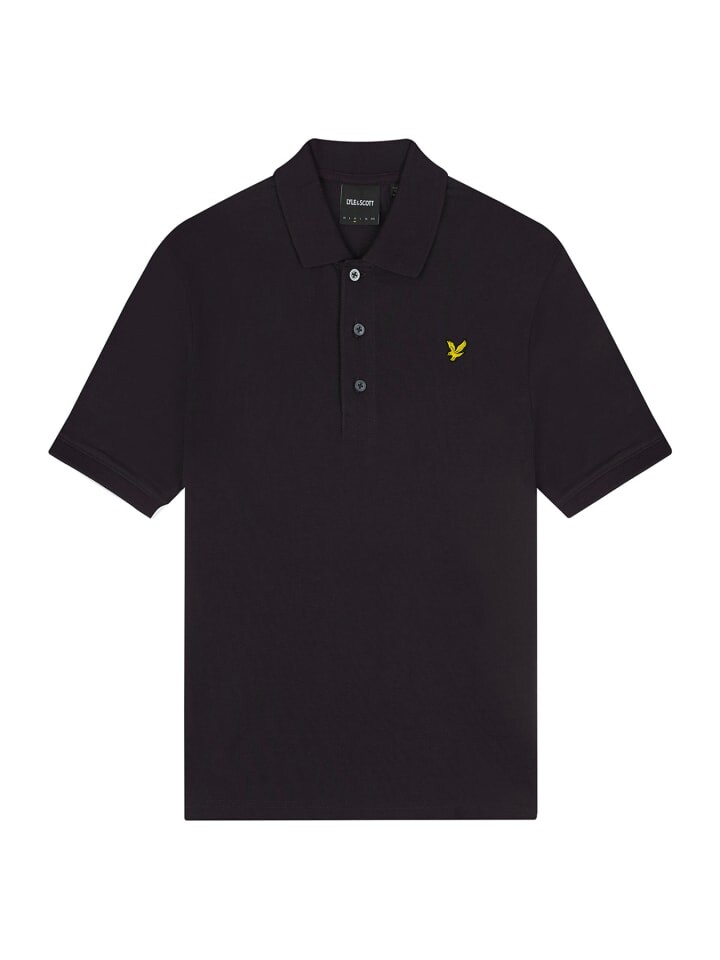 Футболка поло Lyle & Scott, темно-синий