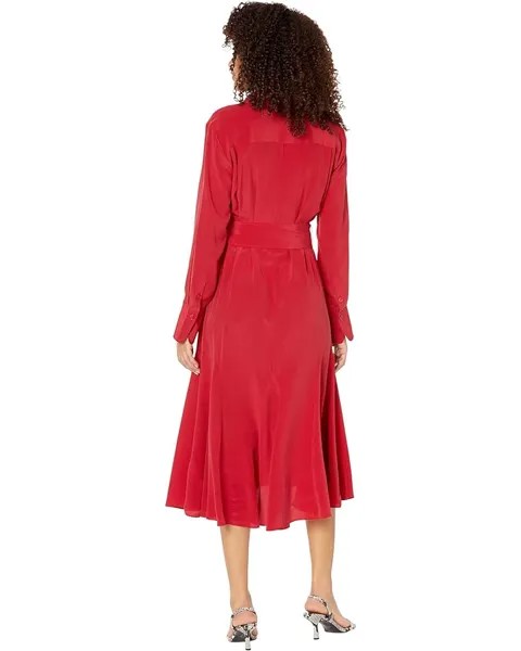 Платье EQUIPMENT Lenora Dress, цвет Chili Pepper