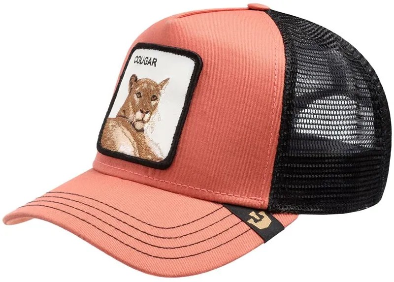 Бейсболка унисекс GOORIN BROTHERS Animal Farm Cougar, розовый
