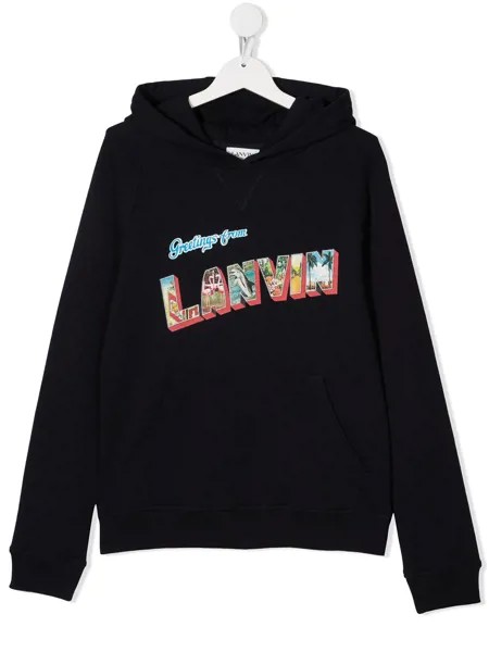 LANVIN Enfant худи с логотипом