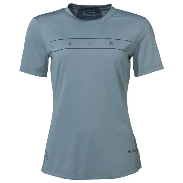 Функциональная рубашка Vaude Women's Qimsa Logo Shirt, цвет Nordic Blue