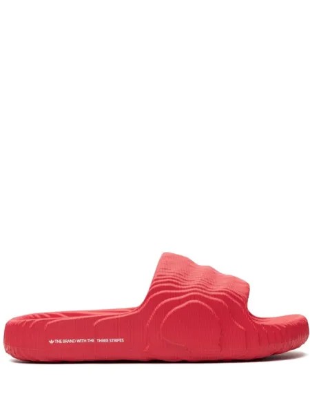 Шлепанцы Adilette 22 Scarlet Adidas, красный