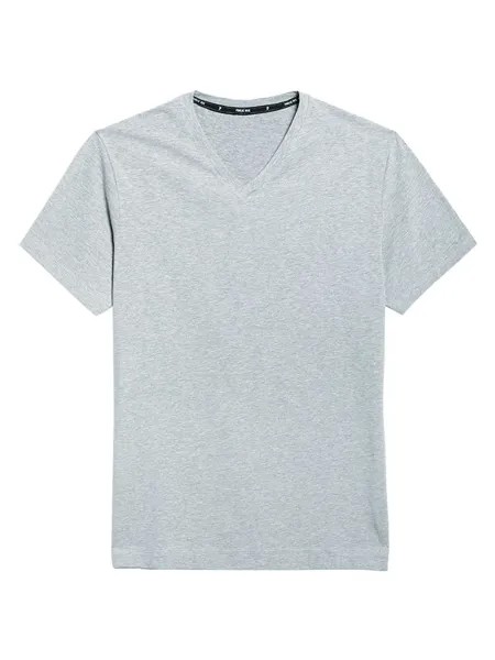 Эластичная футболка с v-образным вырезом Go-To Public Rec, серебряный