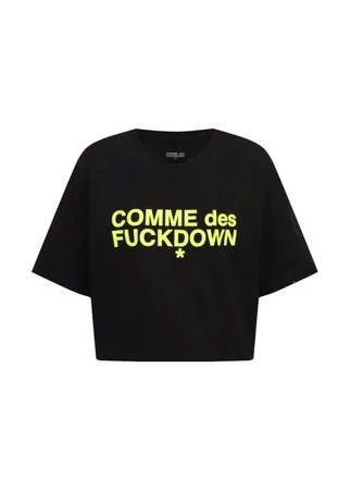 Хлопковая футболка Comme des Fuckdown