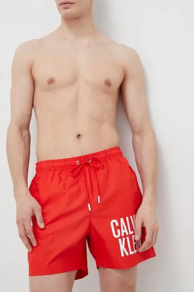 Шорты для плавания Calvin Klein, красный