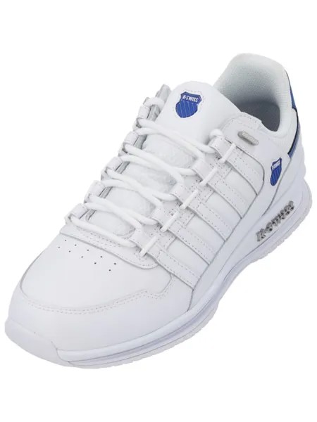 Туфли на шнуровке K-SWISS, цвет white/classic blue