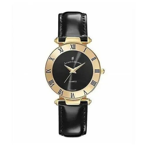 Наручные часы Jacques du Manoir Часы женские Jacques du manoir RCJ.11, золотой, черный