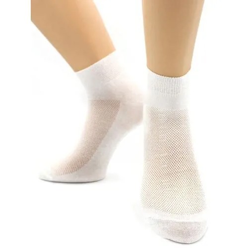 Носки спортивные Hobby Нму014-3, размер 27, белый (белый)