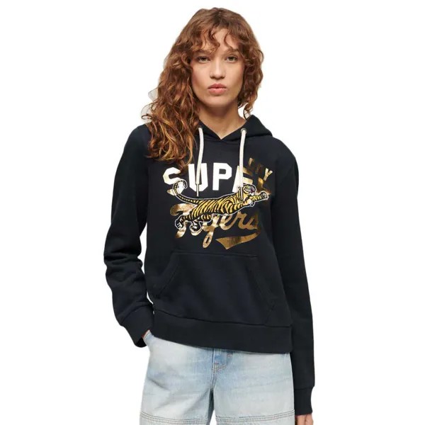 Худи Superdry Reworked Classic Graphic, синий