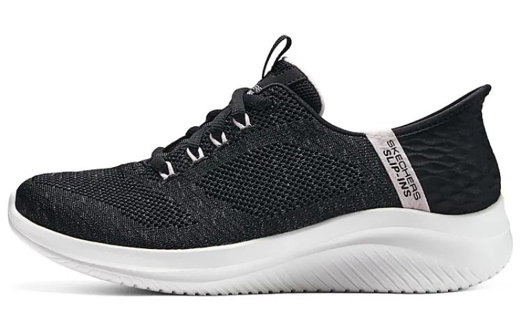 Кроссовки Skechers Ultra Flex 3.0 Lifestyle Shoes Women's Low-top Black, черный/розовый