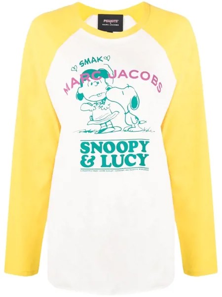 Marc Jacobs футболка I Fall In Love из коллаборации с Peanuts