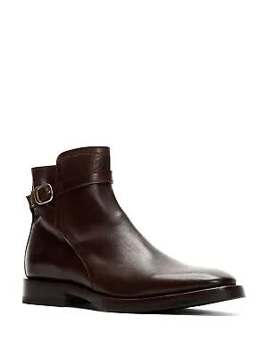 FRYE Мужские коричневые кожаные ботинки Jasper Jodhpur с квадратным носком и пряжкой на блочном каблуке 10