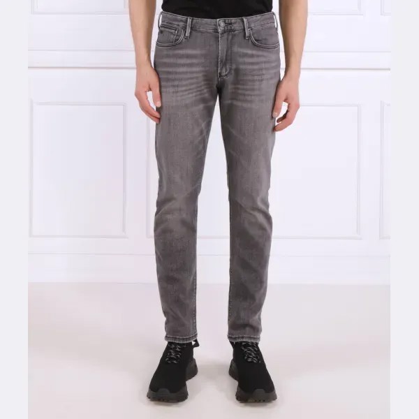 Джинсы узкого кроя j06 Emporio Armani, серый