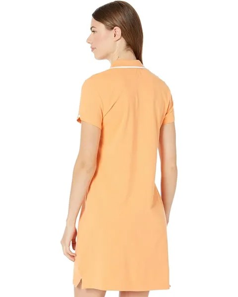 Платье U.S. POLO ASSN. Solid Polo Dress, цвет Glooming Orange