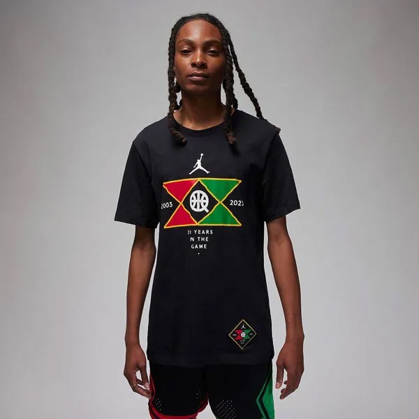 Футболка M J QUAI54 GRAPHIC T-SHIRT Jordan, цвет Schwarz/Rot/Grün