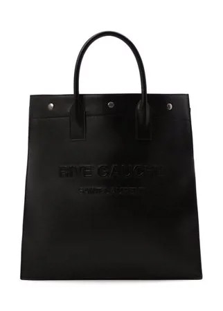 Кожаная сумка-шопер Rive Gauche Saint Laurent