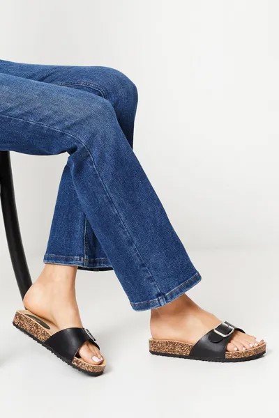Сандалии Felix с ремешком и пряжкой на стельке Dorothy Perkins, черный
